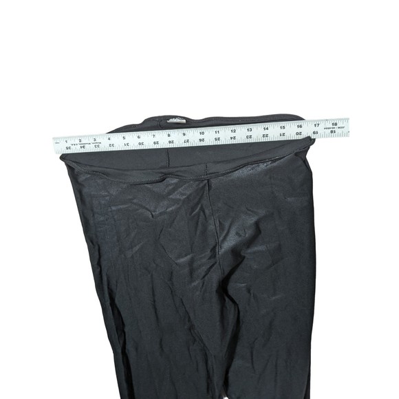 Vintage 80's Danskin Plus 4X Black Nylon Workout Exercise Leggings Pants - Picture 6 of 7